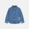 90’er Vintage Logo Denim Børneskjorte