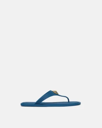 Alia flade sandaler i gummi