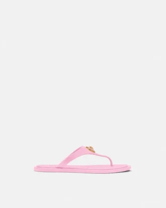 Alia flade sandaler i gummi