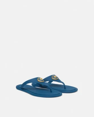 Alia flade sandaler i gummi