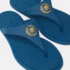 Alia flade sandaler i gummi