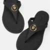 Alia flade sandaler i gummi