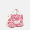 Athena lille raffia-taske