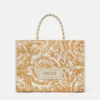Athena stor raffia-taske