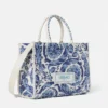 Athena stor raffia-taske
