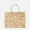 Athena stor raffia-taske
