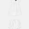 Baby Jacquard bomulds-poplin kjolesæt