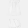 Baby Jacquard bomulds-poplin kjolesæt