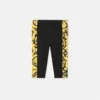 Baby leggings i strækbar bomuldsjersey med print