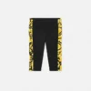 Baby leggings i strækbar bomuldsjersey med print