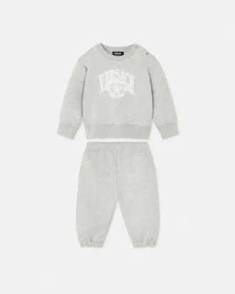 Baby-sæt i bomuldsjersey med print