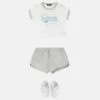 Baby-sæt i bomuldsjersey med print Baby-sæt i bomuldsjersey med print