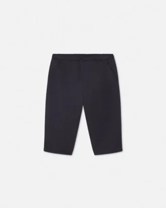 Baby satin gabardine bukser med koniske ben
