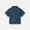 Baby-skjorte i bomulds-poplin med print