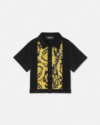 Baby-skjorte med Milano-sting og print