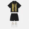 Baby-skjorte med Milano-sting og print