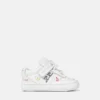 Baby sneakers i trykt læder