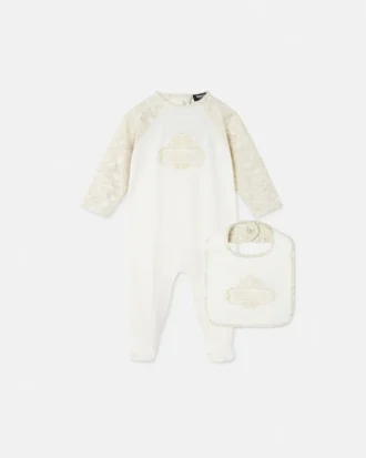 Baby-sovepose i bomuldsjersey med print