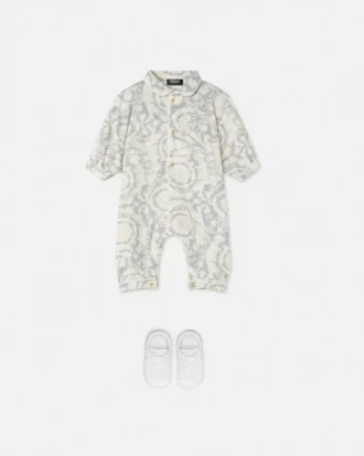 Baby-sovepose i bomuldsjersey med print