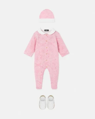 Baby-sovepose i bomuldsjersey med print