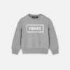 Baby-sweatshirt i bomuldsjersey med print
