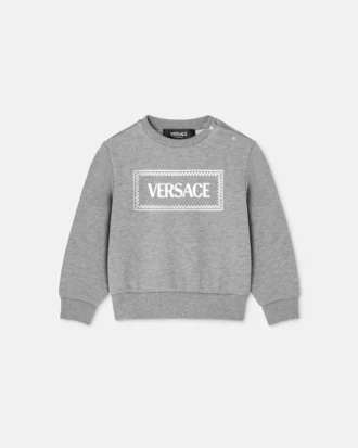 Baby-sweatshirt i bomuldsjersey med print