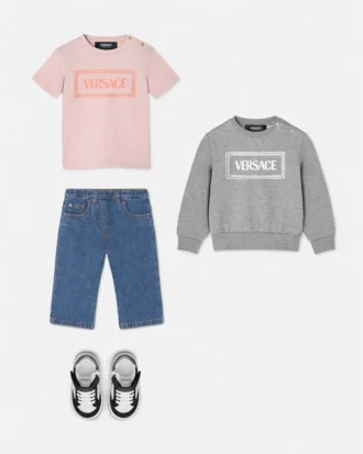 Baby-sweatshirt i bomuldsjersey med print