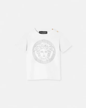 Baby-T-shirt i bomuldsjersey med print