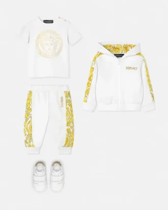 Baby-T-shirt i bomuldsjersey med print
