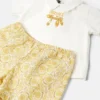 Baby-T-shirtkjole i bomuld med print
