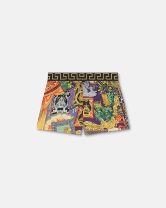 Badeshorts med print