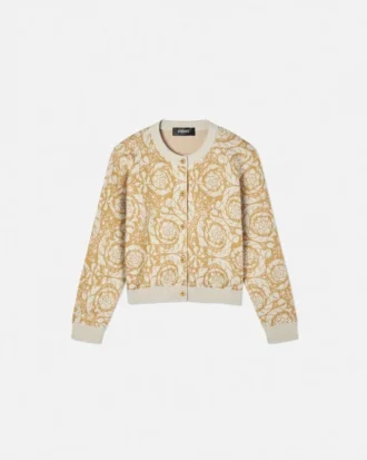 Barocco Allover Jacquard børnekardigan