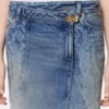 Barocco denim-wickelkjole