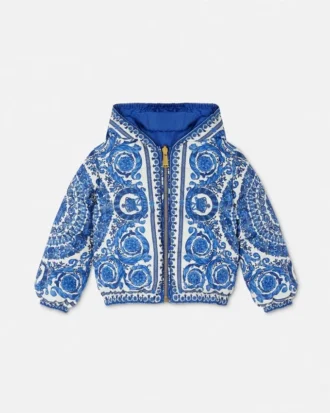 Barocco Foulard vendbar pufferjakke til børn