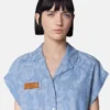 Barocco Jacquard Chambray Boxy Shirt