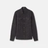 Barocco Jacquard Chambray Denim-skjorte