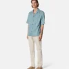 Barocco Jacquard Chambray Denim-skjorte