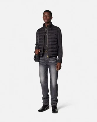 Barocco Jacquard Chambray Denim-skjorte