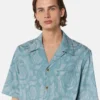 Barocco Jacquard Chambray Denim-skjorte