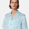 Barocco Jacquard-skjorte i silke-blanding