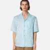 Barocco Jacquard-skjorte i silke-blanding