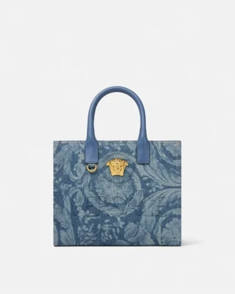 Barocco La Medusa Denim lille totebag