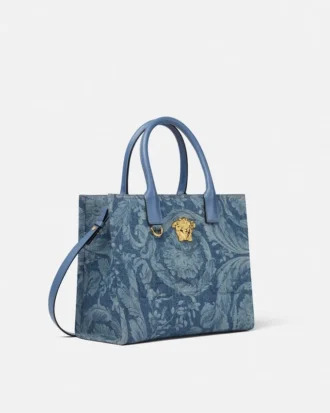 Barocco La Medusa Denim lille totebag