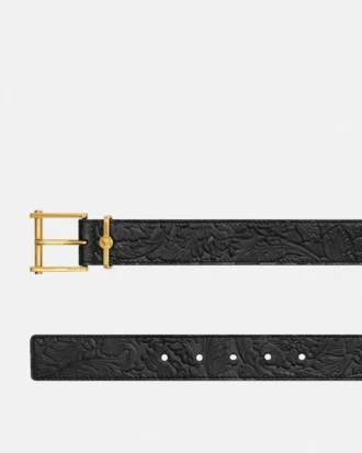 Barocco læderbælte 3 cm