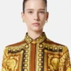 Barocco Silk mini-skjortekjole