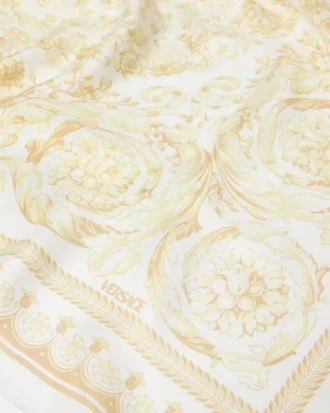 Barocco stor silkefoulard 90 cm