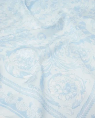 Barocco stor silkefoulard 90 cm