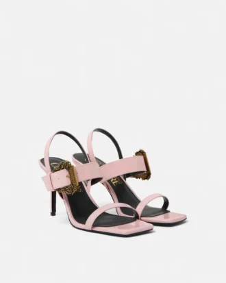 Baroque Buckle Patent Emily sandaler