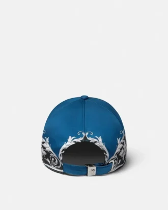 Baseballkasket i twill med print