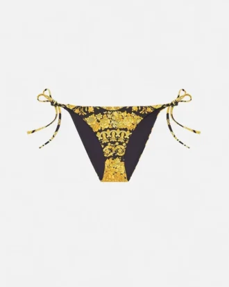 Bikinibukser i nylonblanding med print